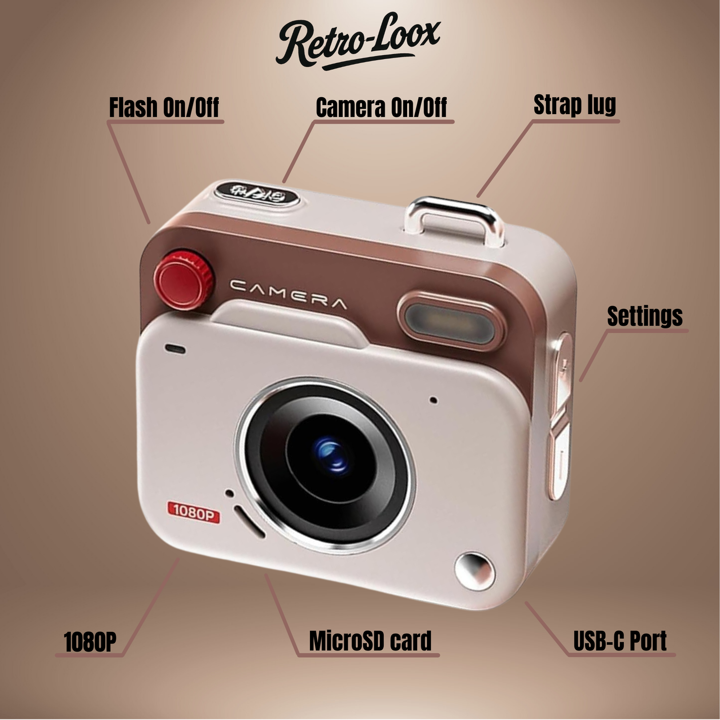 LOOX 83™ Retro Camera